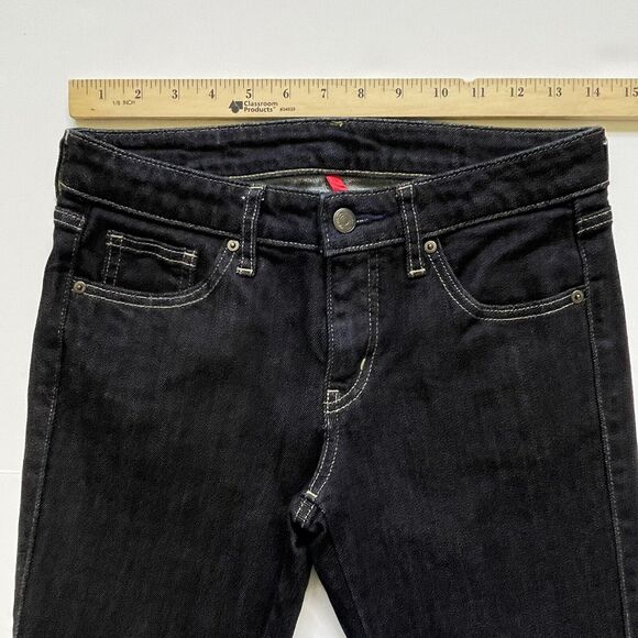 UJ Uniqlo Women Bootcut Mid-Rise Jeans Size 7 (25‎ x 34) Inseam 33" Stretch - Picture 8 of 12